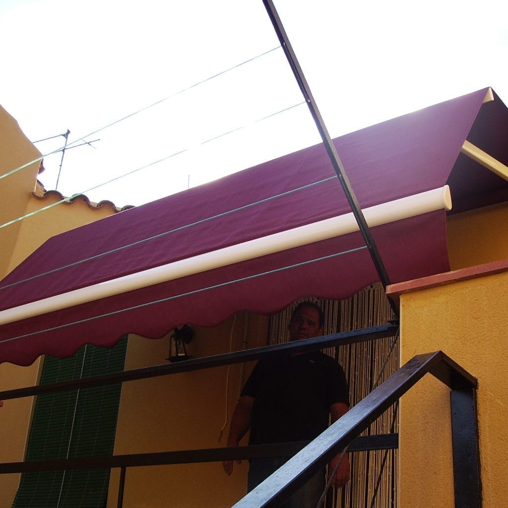 toldo telón en barcelona